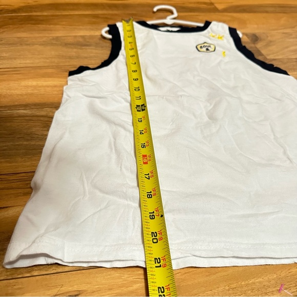 SOUL BY SOULCYCLE Classic Ringer Muscle Embroidered Tank Top, Size Small - Picture 10 of 10